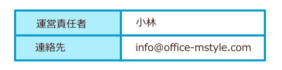運営者情報